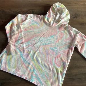 Girls light long sleeve hoodie